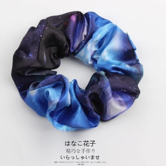 Galaxy Space Multi-Color Scrunchies Set of 4 - Picture 5 of 5